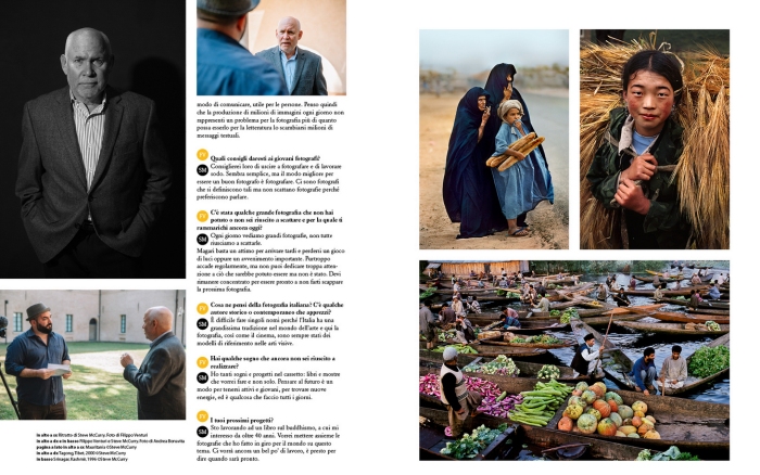 Intervista a Steve McCurry per FotoIT